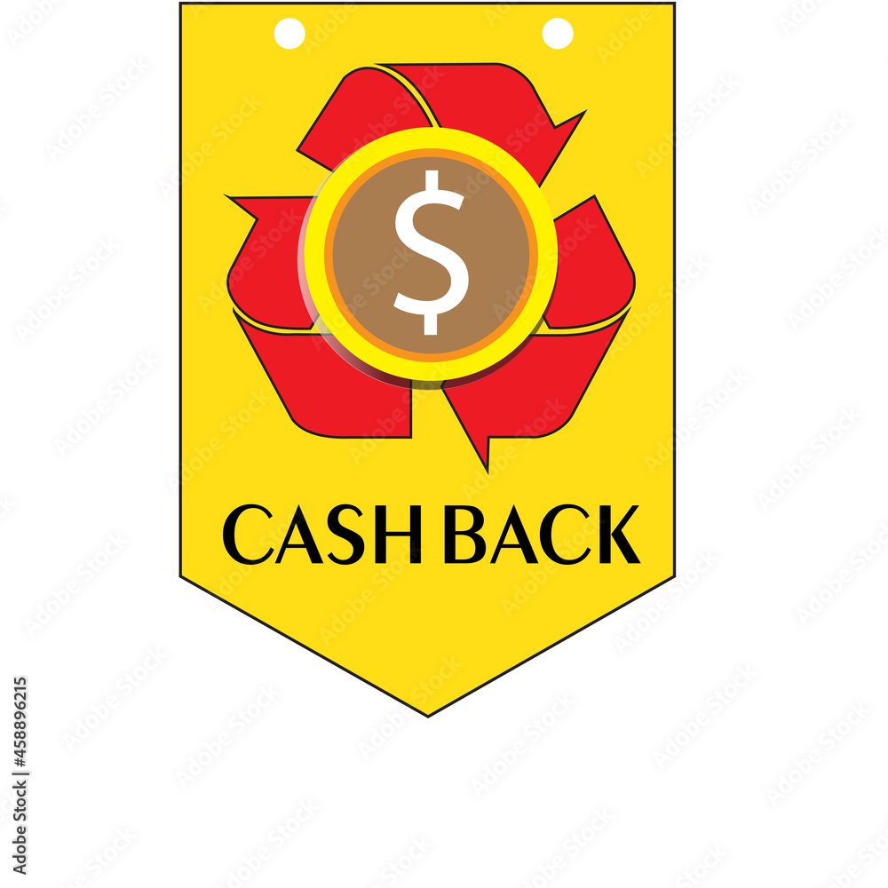 logo cash back vector design template illustration logo cash back vector design template illustration