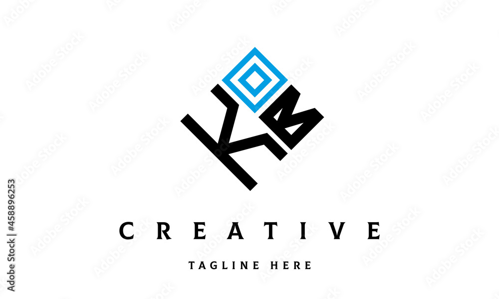 KB square two latter logo vector KB square two latter logo vector