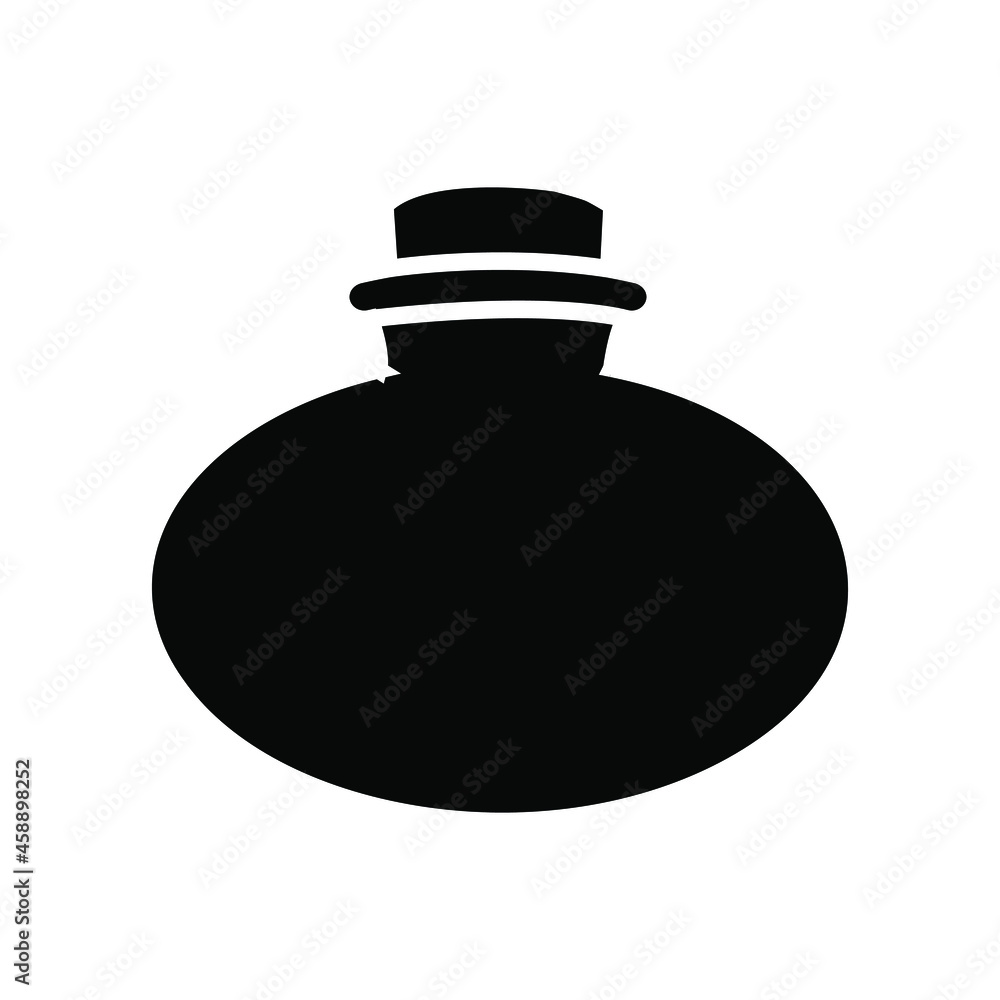 Bottle icon vector illustration sign. perfume. potion symbol or logo.