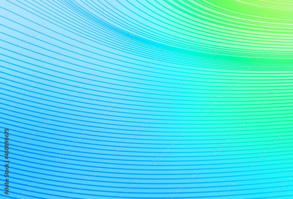 Light Blue, Green vector background with bent lines. Light Blue, Green vector background with bent lines.