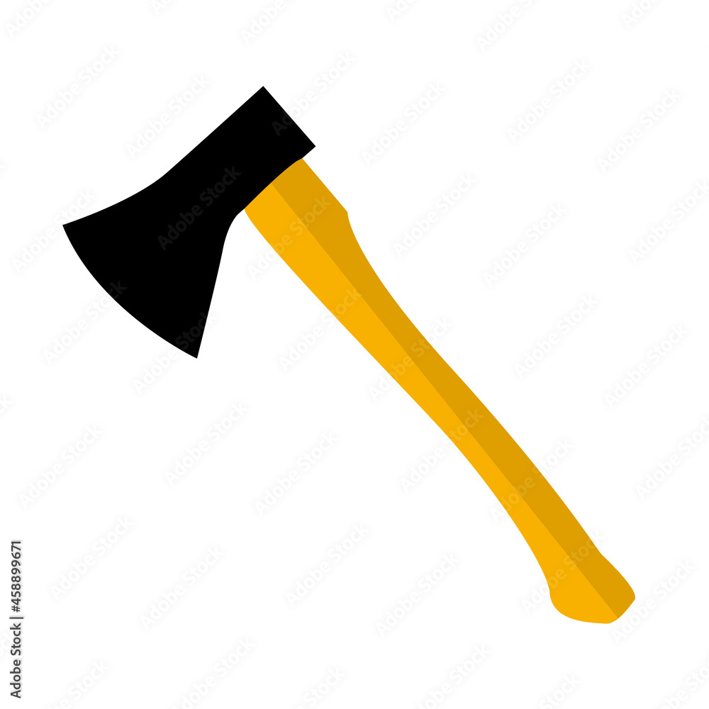 Axe vector isolated on white background. Axe vector isolated on white background.