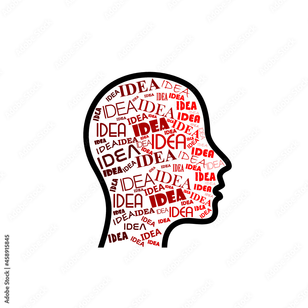 Brain idea concept isolated on white background Brain idea concept isolated on white background