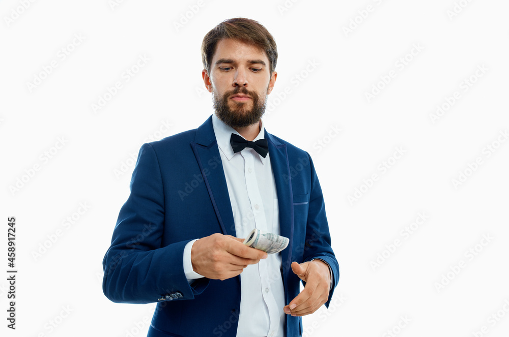 businessmen money in hand isolated background businessmen money in hand isolated background