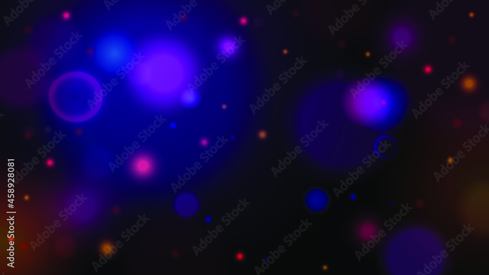 Obraz premium Lens flare particles abstract background