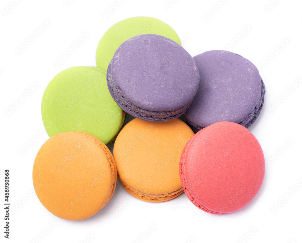 Set of colorful macaroons Set of colorful macaroons