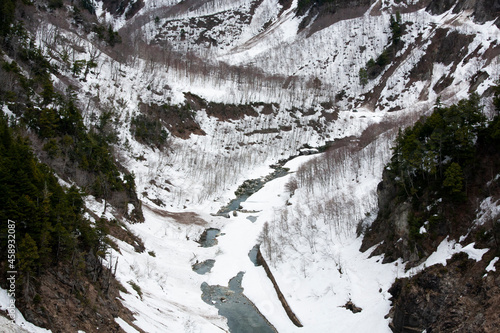 黒部立山アルペンルート 雪山 弥陀ヶ原 立山室堂平 立山 大観峰 黒部平