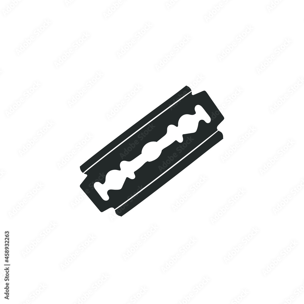 Razor Blade Icon Silhouette Illustration. Shaver Barber Vector Graphic Pictogram Symbol Clip Art. Doodle Sketch Black Sign. Razor Blade Icon Silhouette Illustration. Shaver Barber Vector Graphic Pictogram Symbol Clip Art. Doodle Sketch Black Sign.