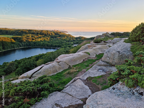 Fototapeta Naklejka Na Ścianę i Meble -  Rocky shore in a Danmark island Bornholm