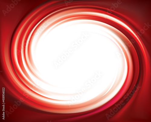 Vector swirling red backdrop. Juice of red fruits
