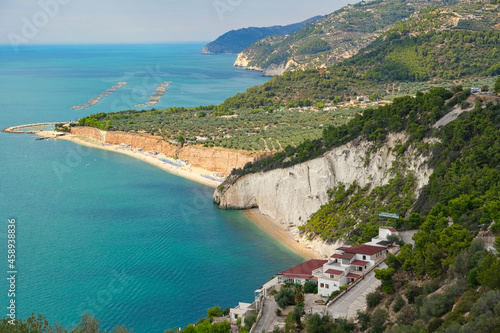 Billede på lærred View of the Gargano coast