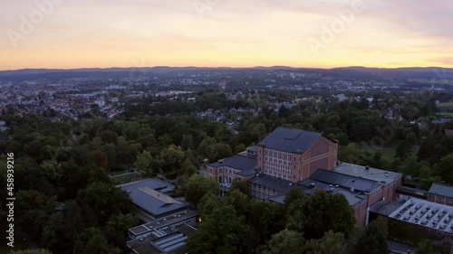Festspielhaus Bayreuth Sonnenuntergang photo
