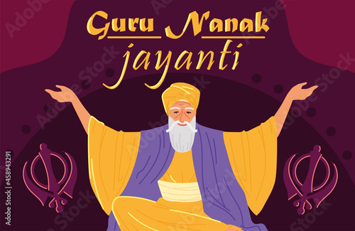 guru nanak jayanti greeting card