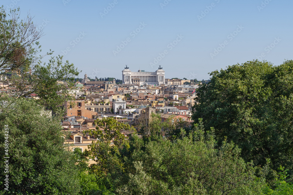 View of Rome from Villa Borghese