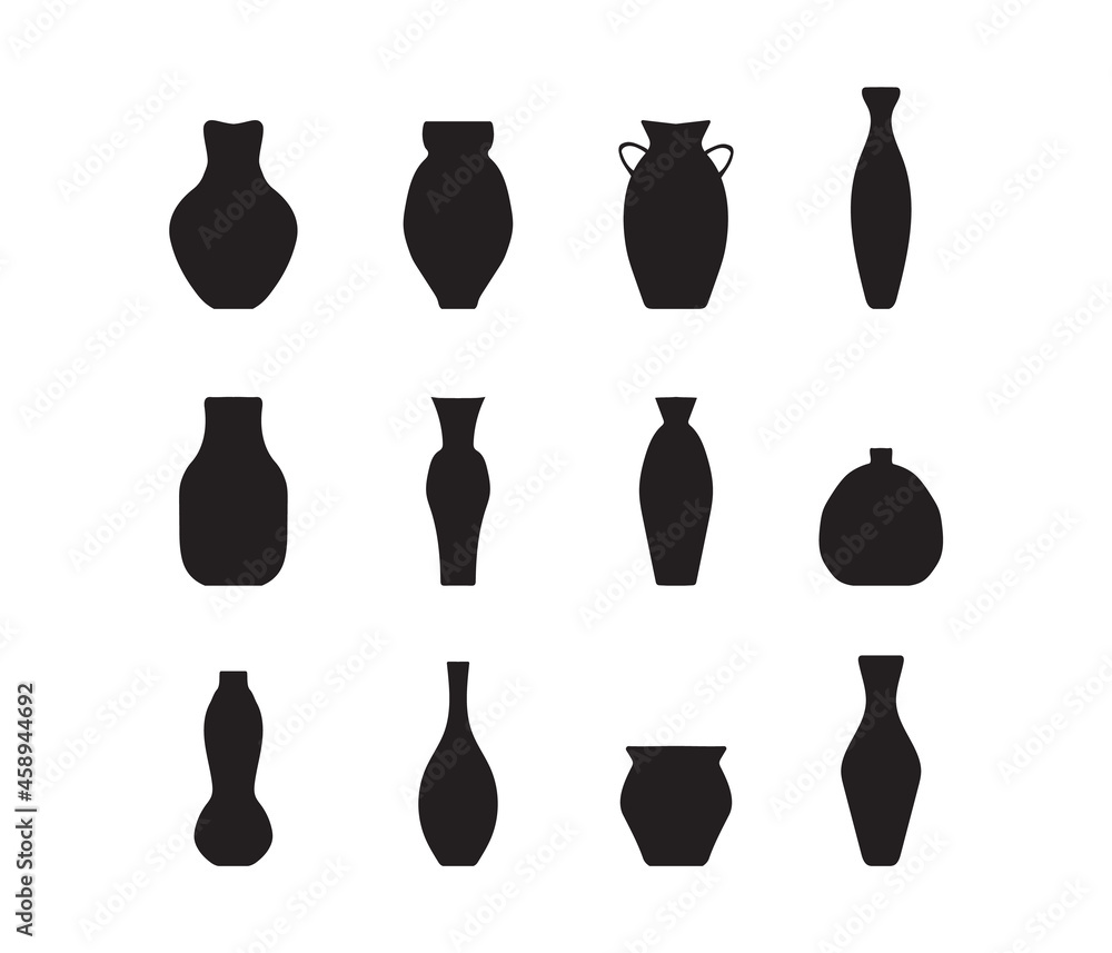 Set of vases. Hand Drawn boho greek vases. Ancient pottery for museum. Vector illustration
Set of vases. Hand Drawn boho greek vases. Ancient pottery for museum. Vector illustration