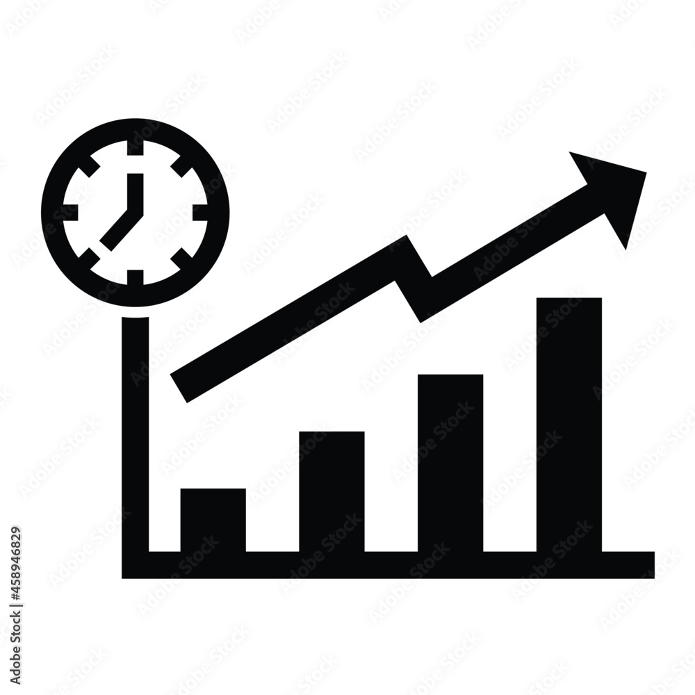 Vector Time To Market Glyph Icon Design Vector Time To Market Glyph Icon Design