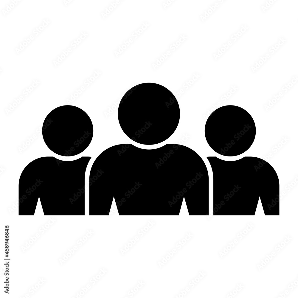 Vector Group Glyph Icon Design Vector Group Glyph Icon Design