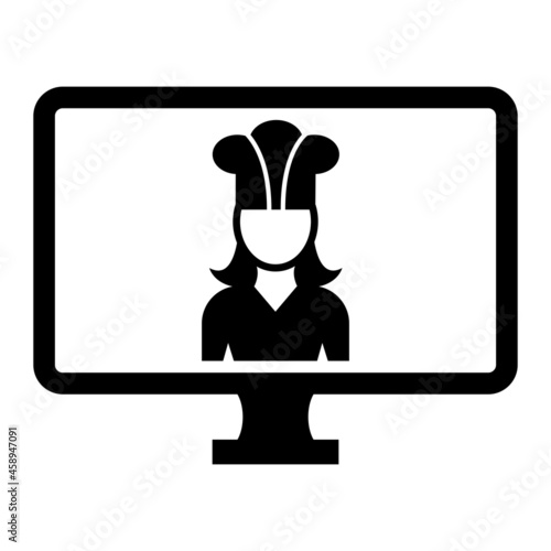 Vector Cooking Show Glyph Icon Design