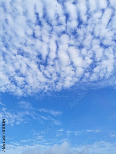 blue sky with clouds