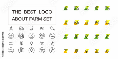 best logo about farm set