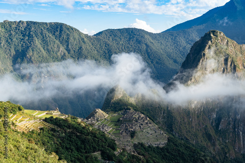 Machu Picchu in Fog