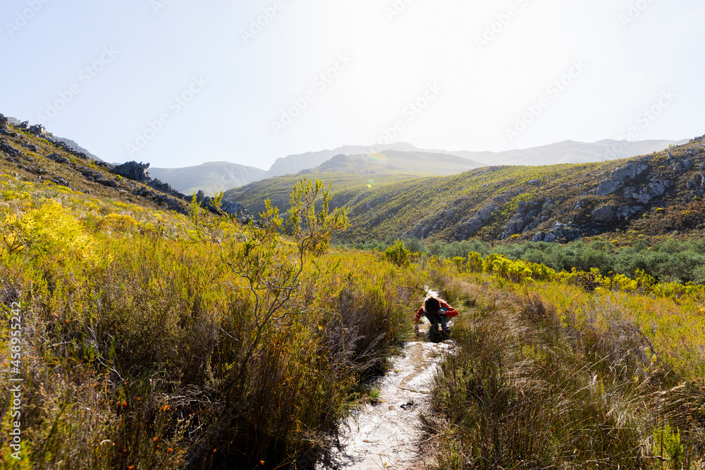 Children on nature trail, Stanford, South Africa. Children on nature trail, Stanford, South Africa.