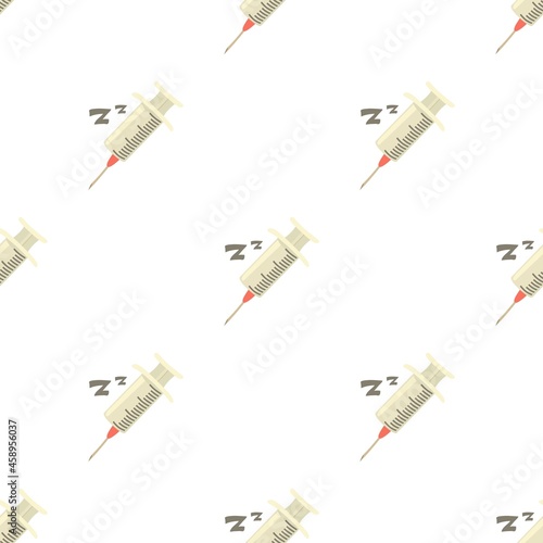 Syringe pattern seamless background texture repeat wallpaper geometric vector photo