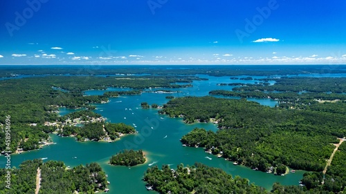 Aerial View of Lake Martin, Alabama 
