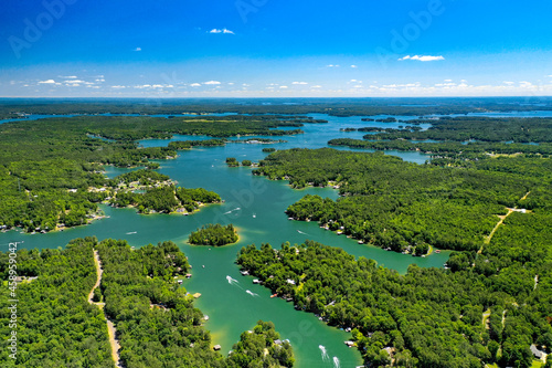 Aerial View of Lake Martin, Alabama