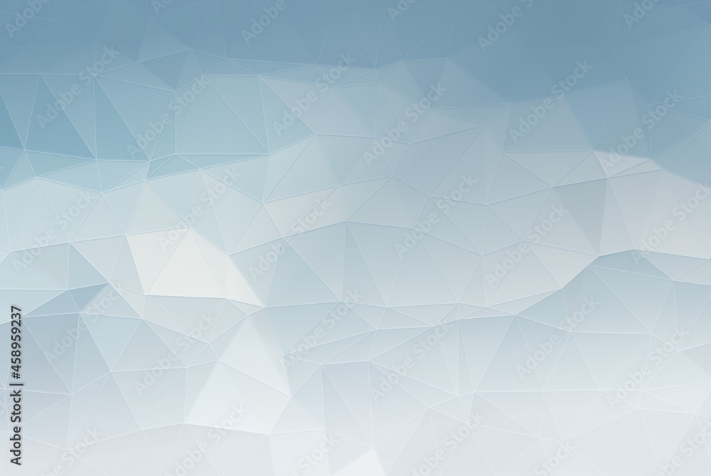 Obraz premium Blue tone mosaics in beige soft light background. Geometrical abstract background. 