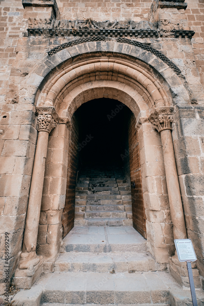 Entrance to Loarre Castle in Huesca