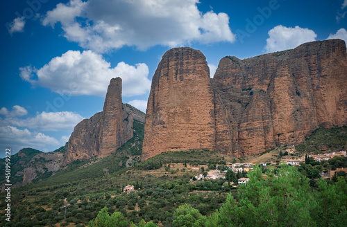 Summer day in the Mallos of Riglos