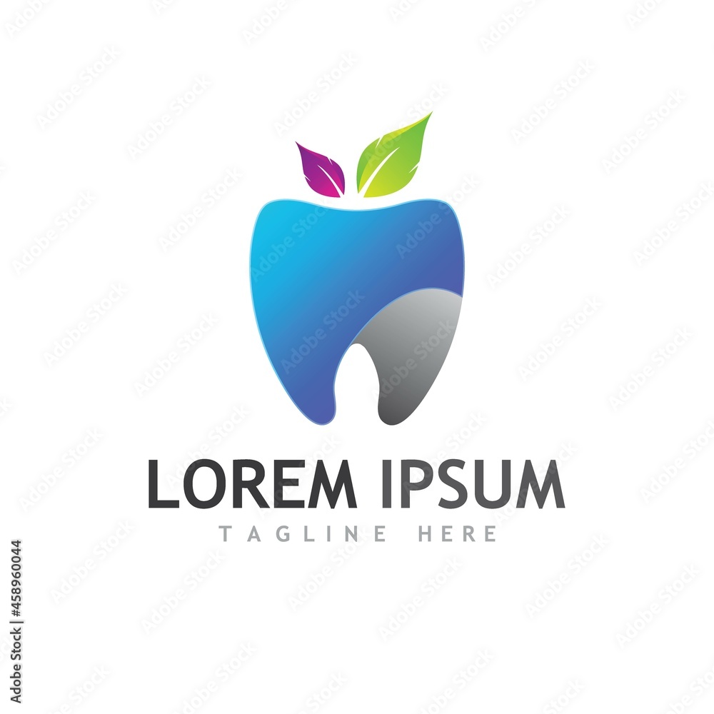 Obraz premium Dental logo Template vector illustration