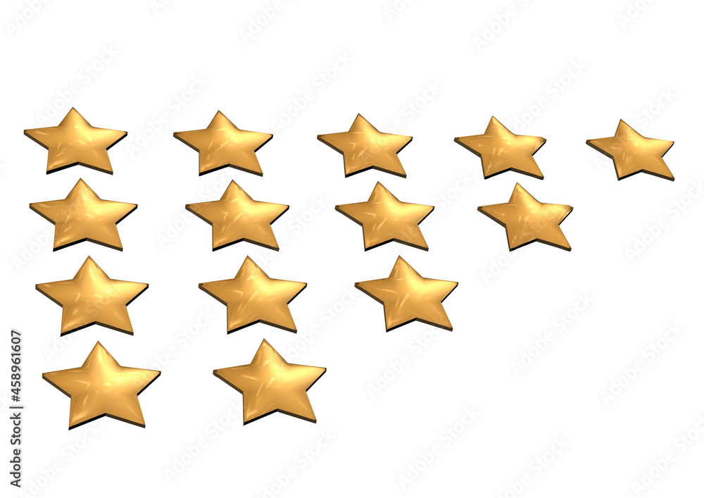 Gold Stars. Gold Stars.