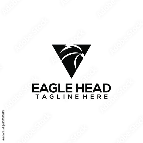 Eagle head logo concept vector isolated in white background