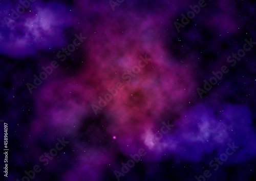 Small part of an infinite star field