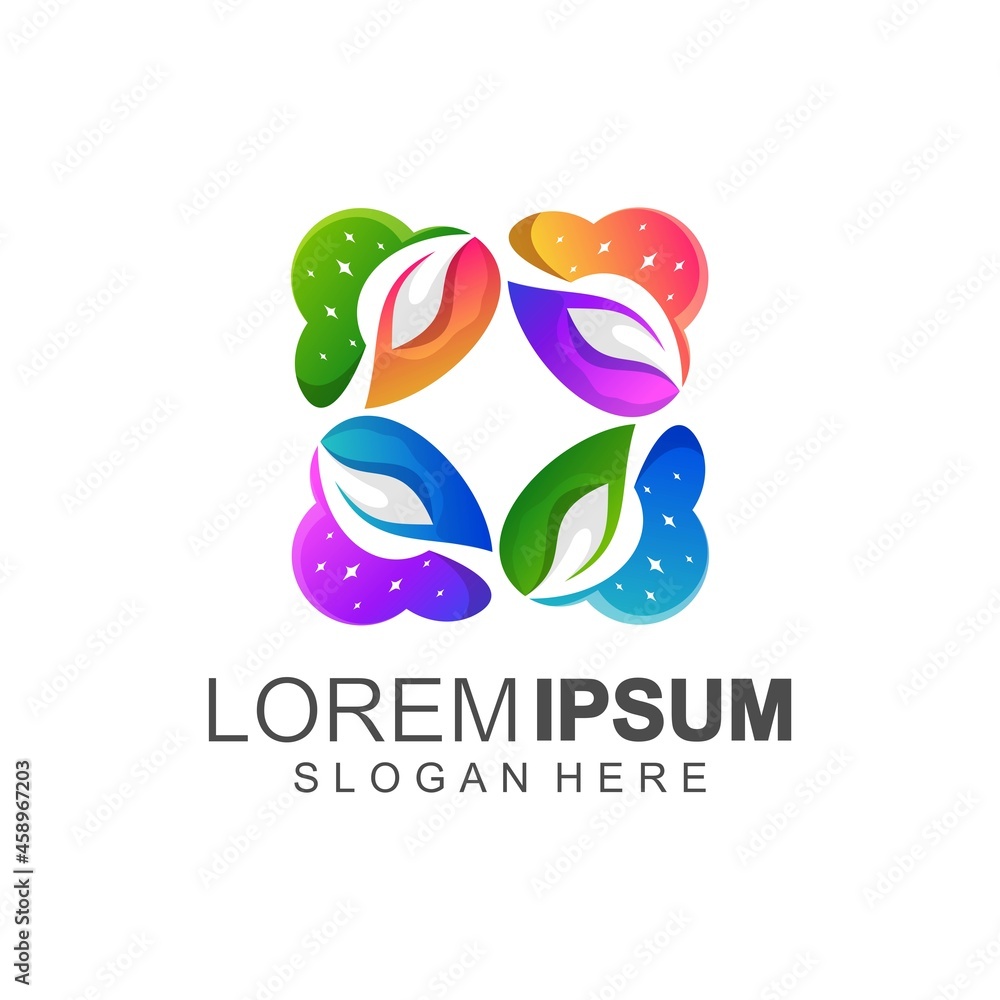 logo leaf color full