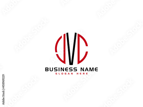 Initial Letter JVC Logo Icon vector For Company photo