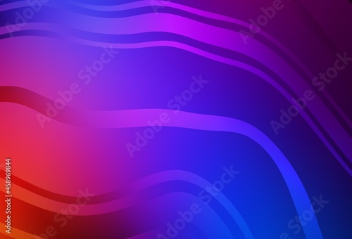 Light Blue  Red vector glossy abstract backdrop.