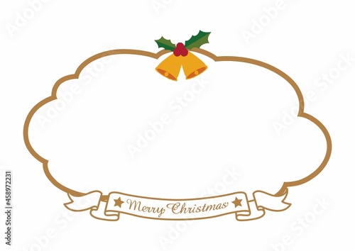 
フレームの素材。
クリスマスのフレームデザイン。
グリーティングカードのテンプレート。