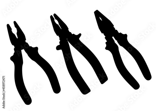 Pliers included. Vector image.