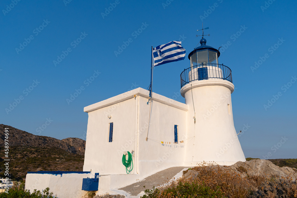 Lighthouse at Kapsali village, Kythera island, Greece