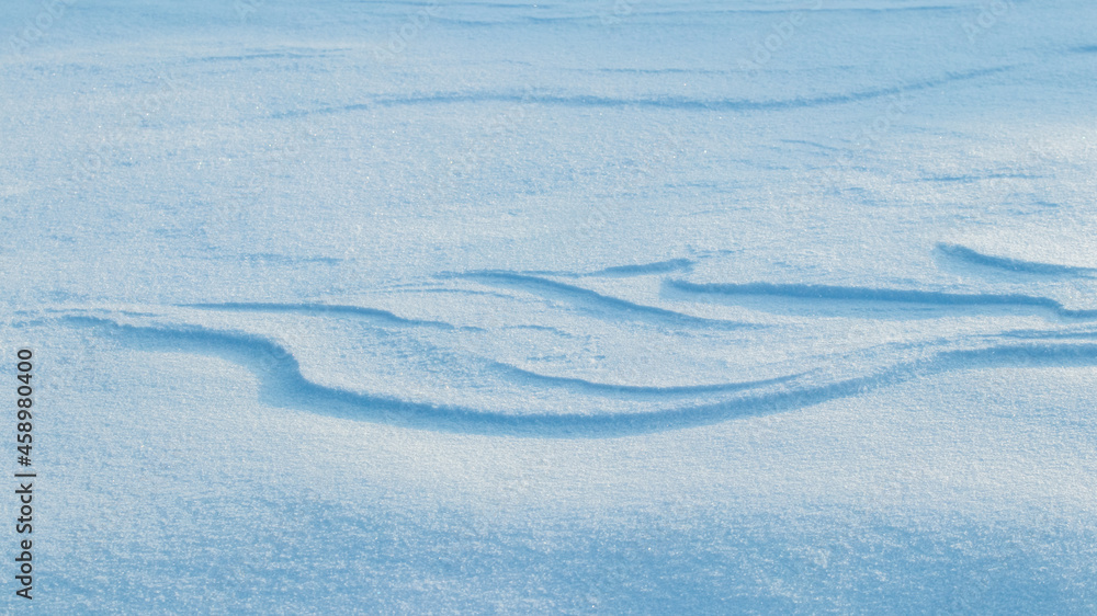 Snowy background, snow-covered surface of the earth after a blizzard in the morning in the sunlight with distinct layers of snow Snowy background, snow-covered surface of the earth after a blizzard in the morning in the sunlight with distinct layers of snow