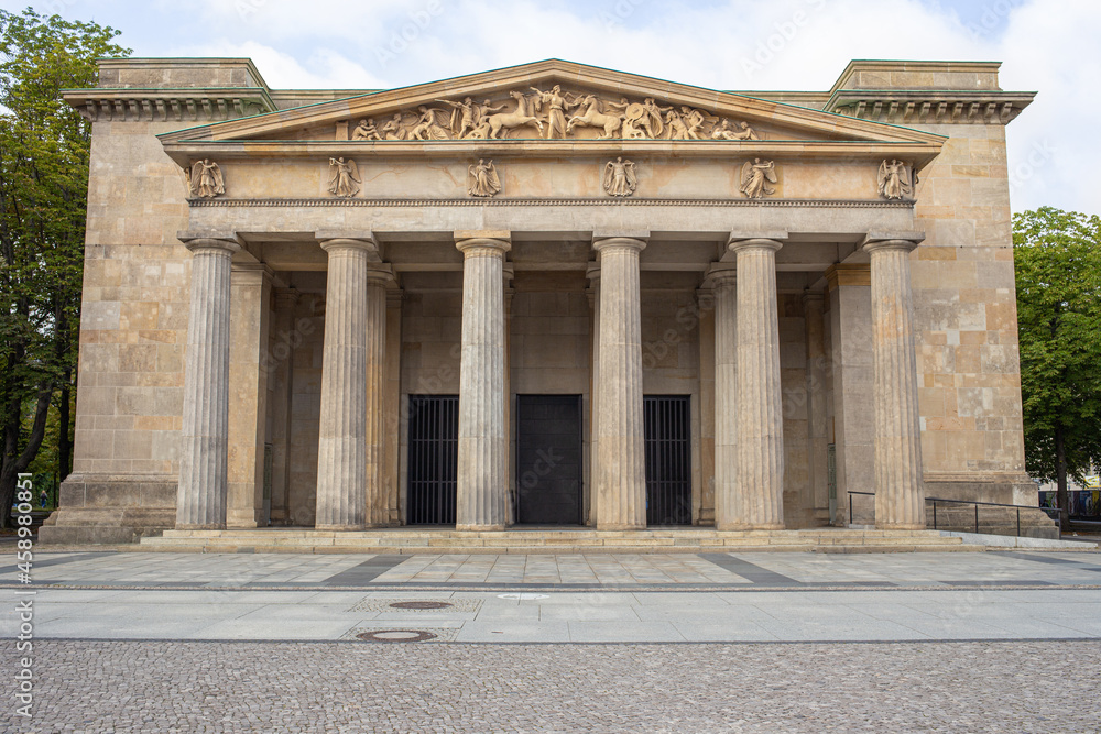 Berlin - Germany - September 04, 2021: Greek Temple in Berlin.