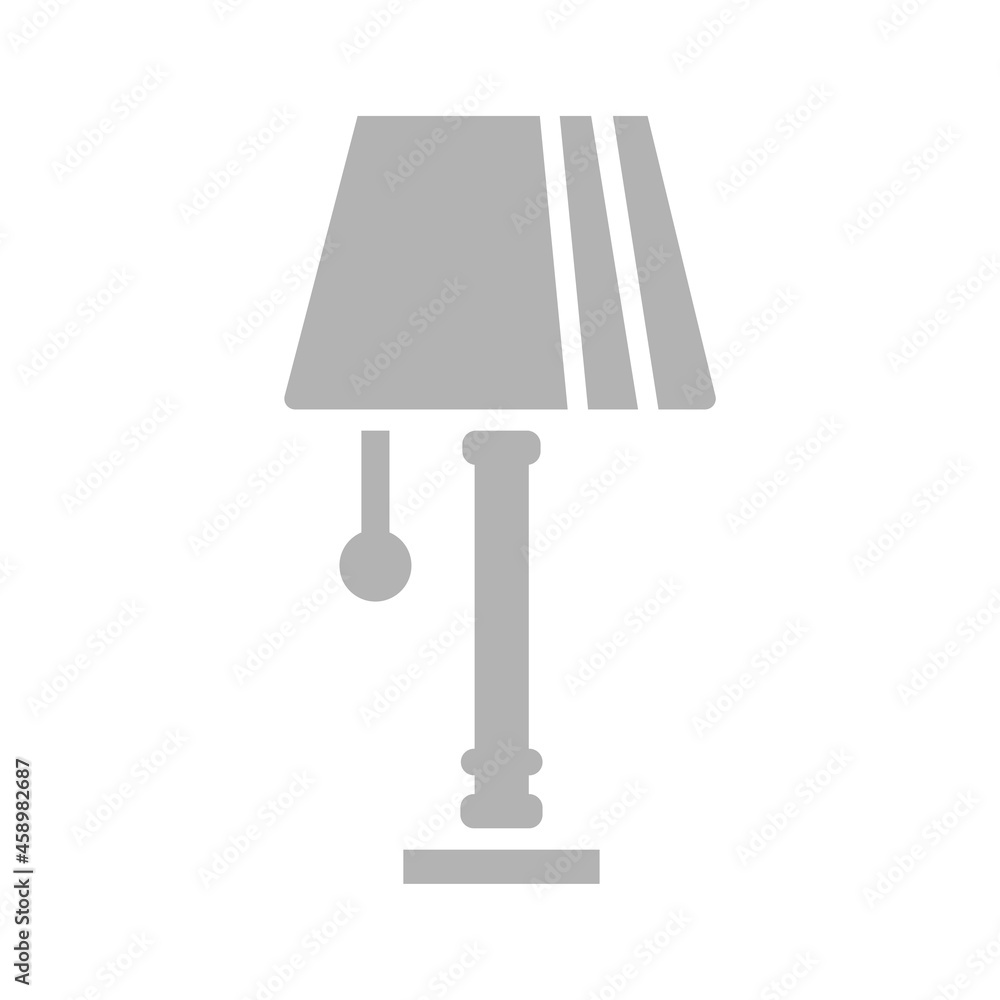 lamp icon on a white background, vector illustration lamp icon on a white background, vector illustration