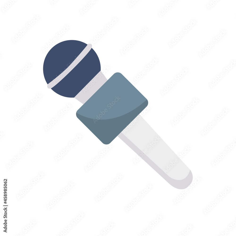 microphone icon for interview, vector illustration microphone icon for interview, vector illustration