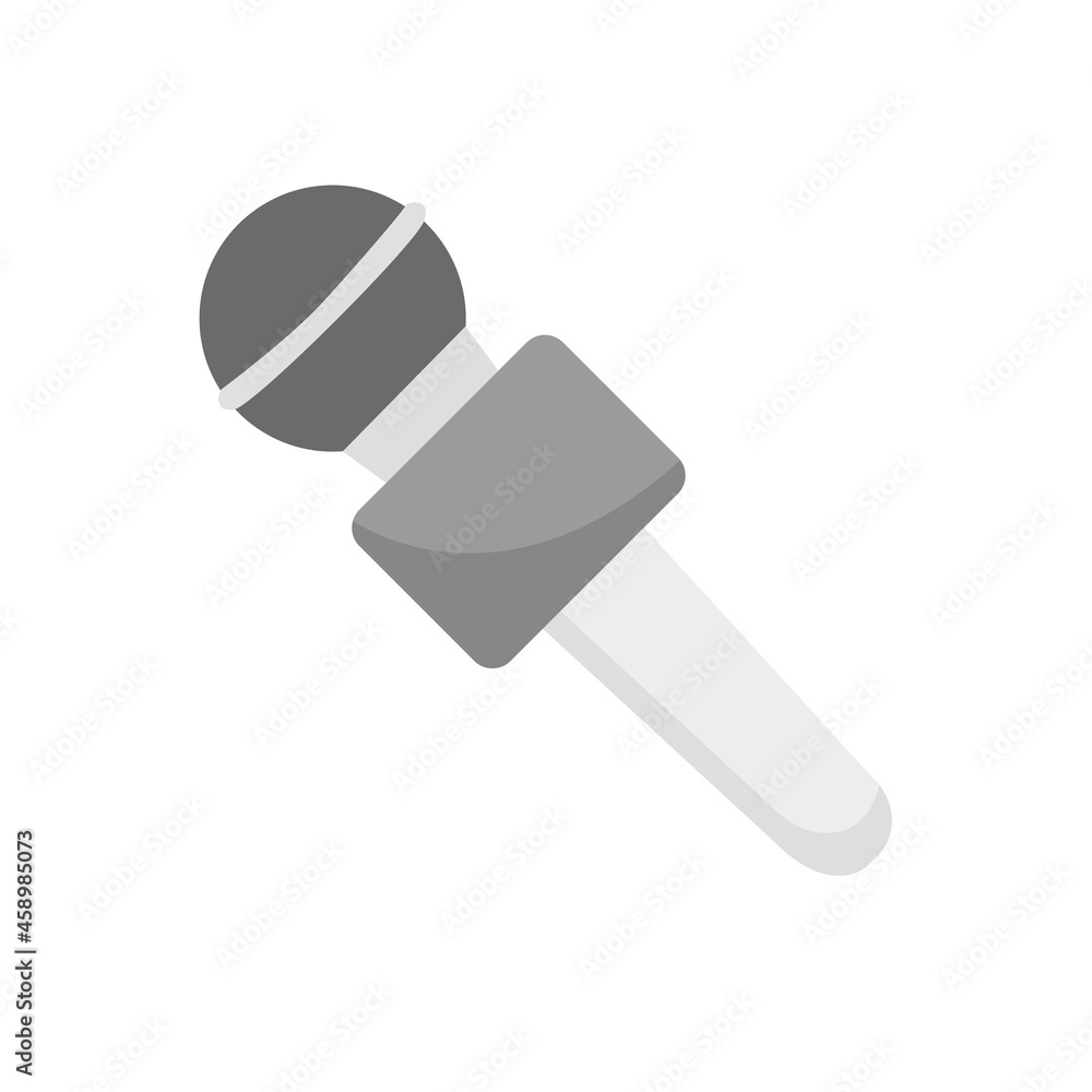 microphone icon for interview, vector illustration microphone icon for interview, vector illustration