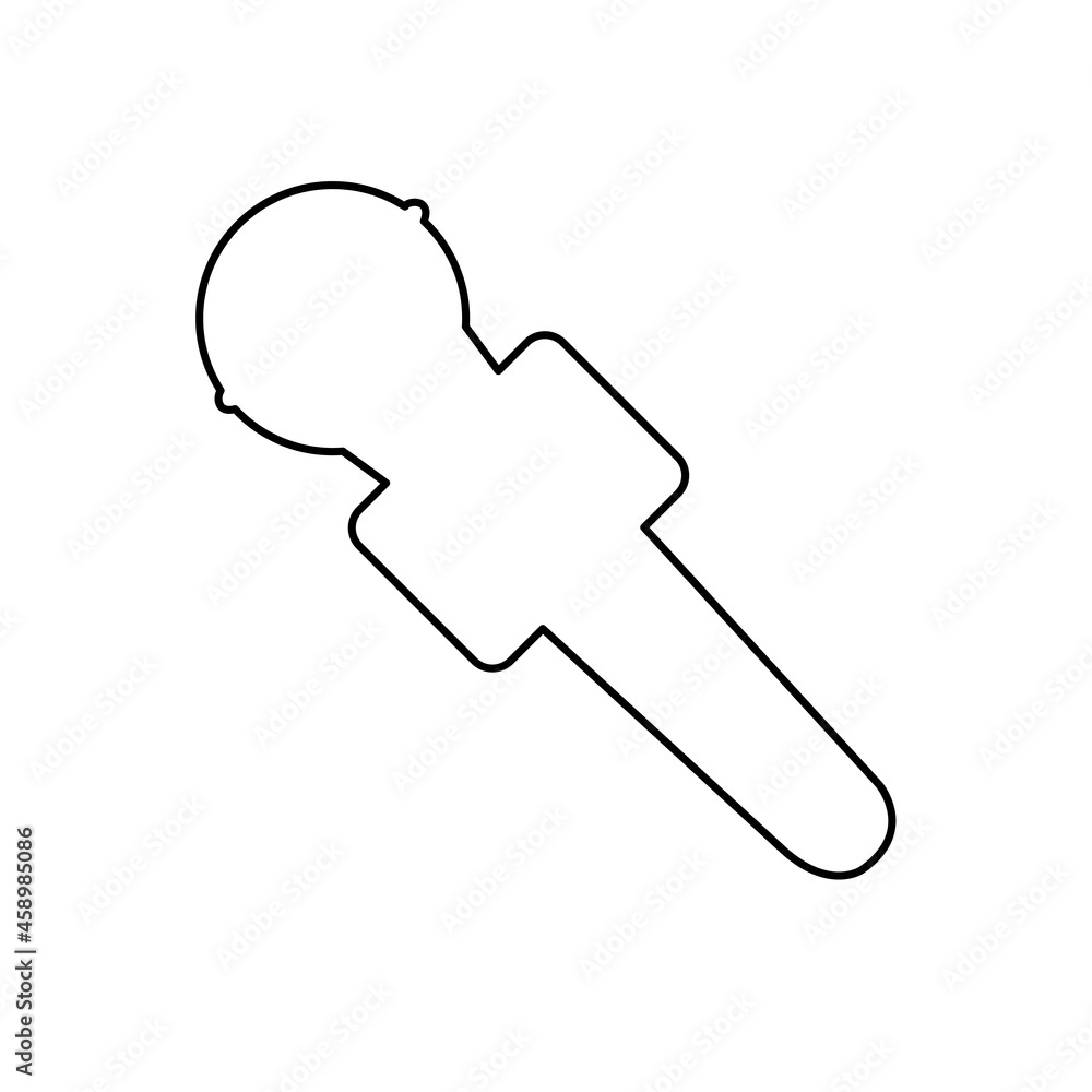 microphone icon for interview, vector illustration microphone icon for interview, vector illustration