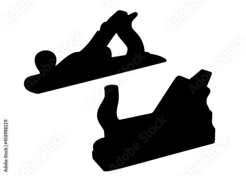 Large planer tool. Vector image.
