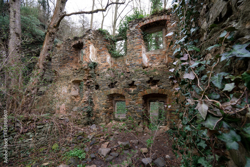Ruins of a former mill Cimburk, Czech republic