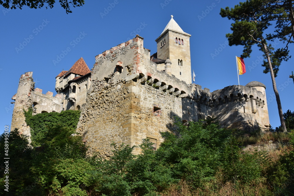 Burg Liechtenstein, Maria Enzersdorf, Österreich, 29.07.2021